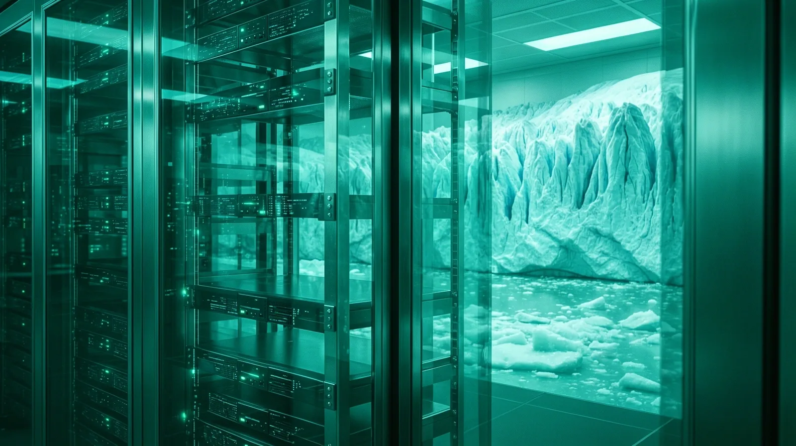 Glacial data topology
