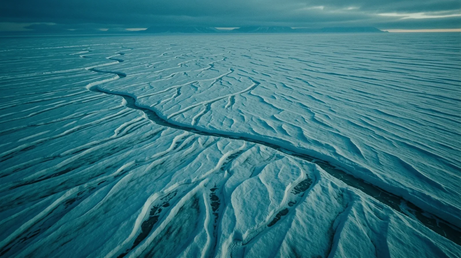 Orbital view of glacial transformation